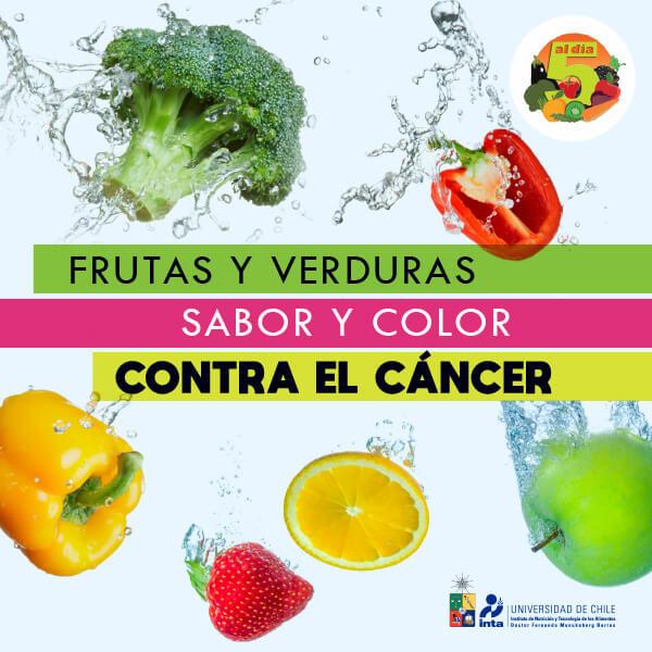 Frutas y verduras: sabor y color contra el cáncer