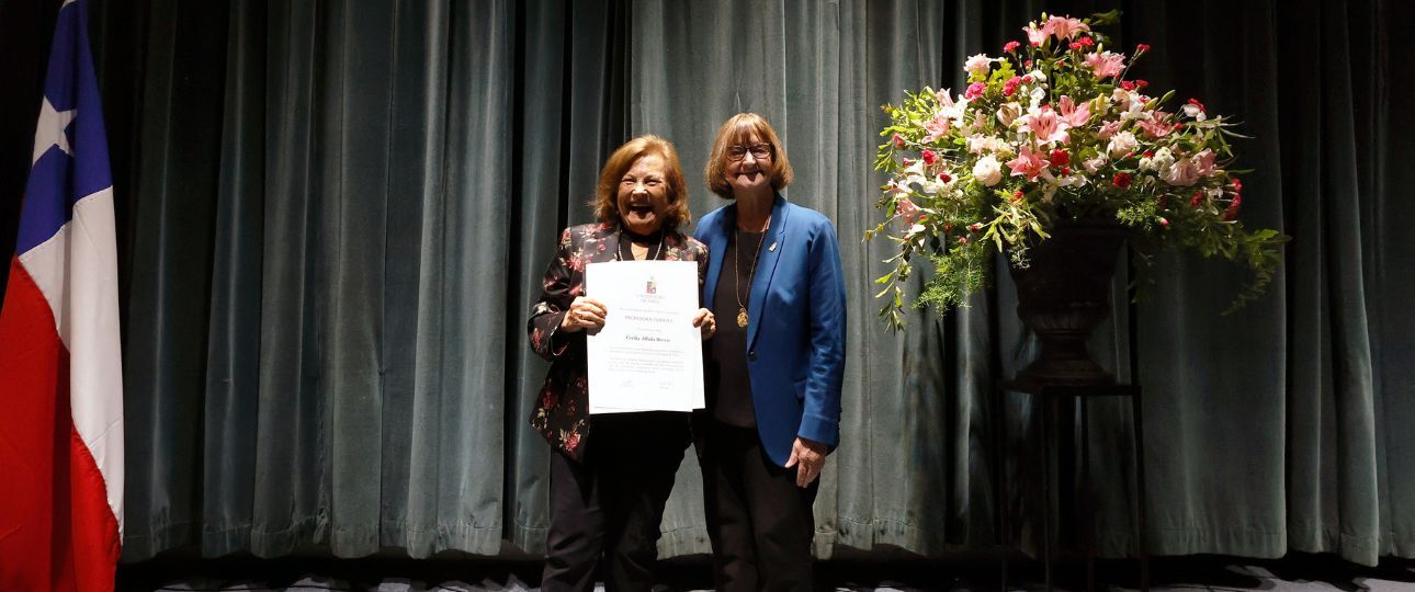 Dra. Cecilia Albala recibe Distinción Académica de Profesora Emérita de la Universidad de Chile